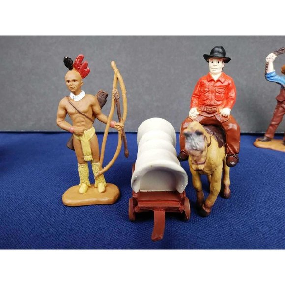 Wild West Toob Hand Painted Figures Educational Home school 11 Miniature Collect - Picture 5 of 12